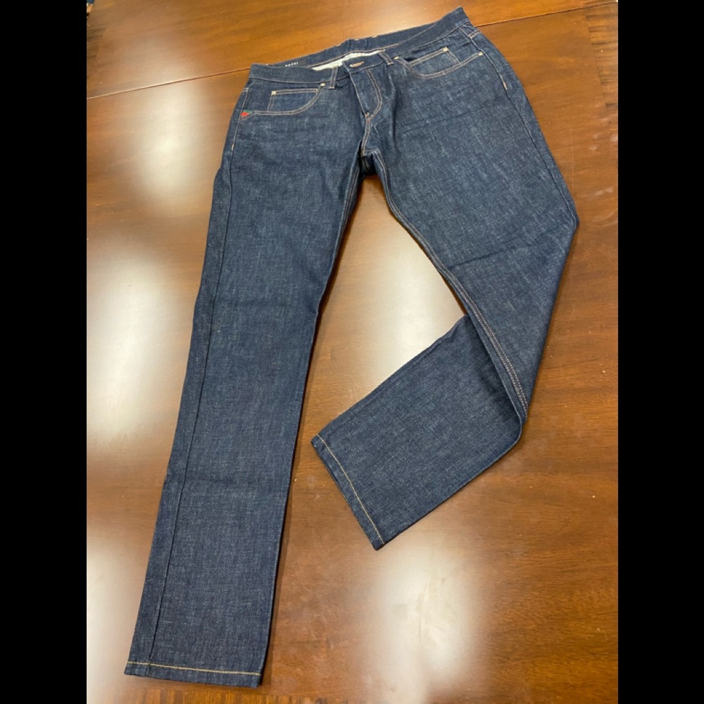 Dark blue Gucci jeans
